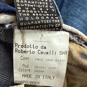 Roberto Cavalli Italian Denim Jeans
